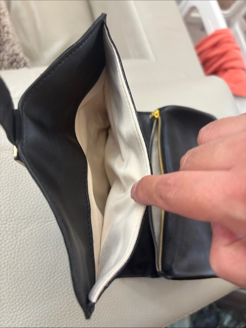 Balenciaga compact leather